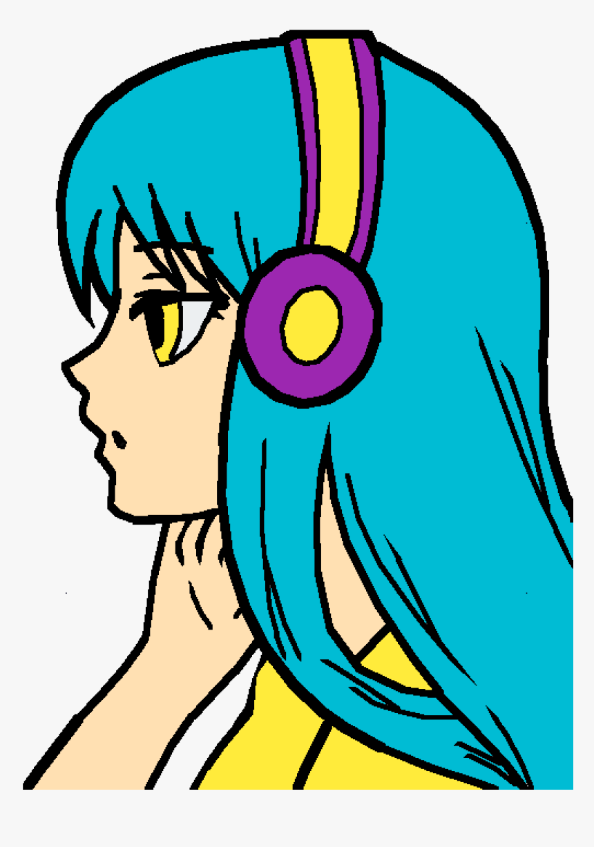 Anime Girl Not Colored, HD Png Download, Free Download