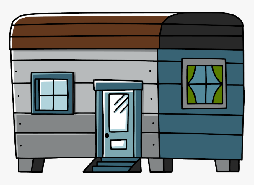 Mobile Home Clipart , Png Download - Cartoon, Transparent Png, Free Download