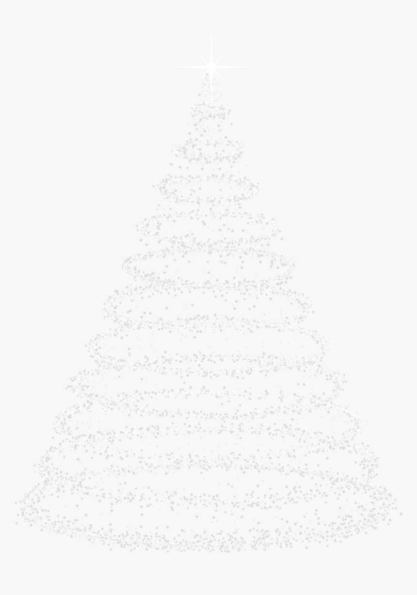 Deco Christmas Tree Transparent Clip Art Image - Christmas Tree Art Transparent, HD Png Download, Free Download