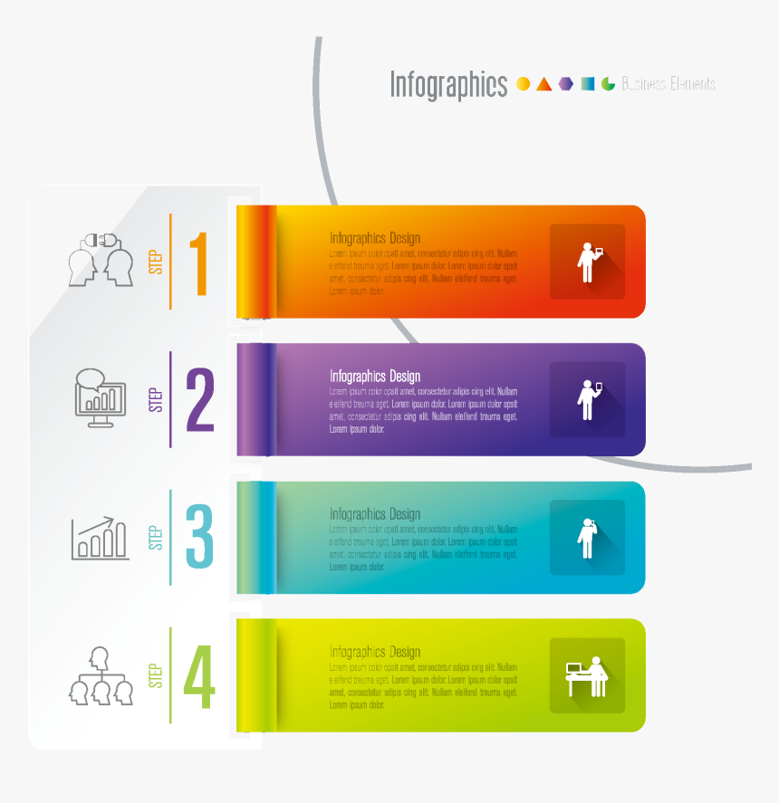 3d Vector Infographic - Infographic Designs Vectors Png Transparent, Png Download, Free Download