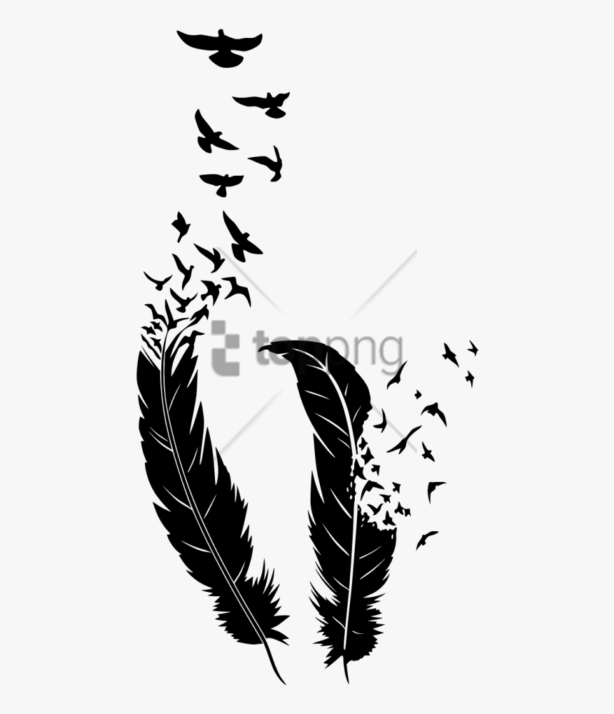 Free Png Birds Of A Feather Png Image With Transparent - Tattoo Design Of Birds, Png Download, Free Download