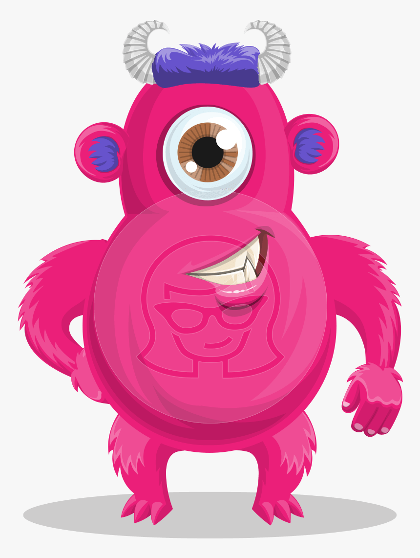 Monster Cartoon Png - Cute Monster Cartoon, Transparent Png, Free Download