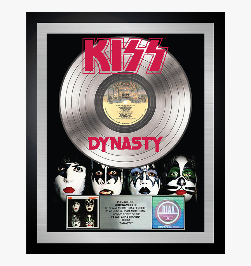 Personalized Platinum Dynasty Album - Kiss Dynasty Gold Record, HD Png Download, Free Download