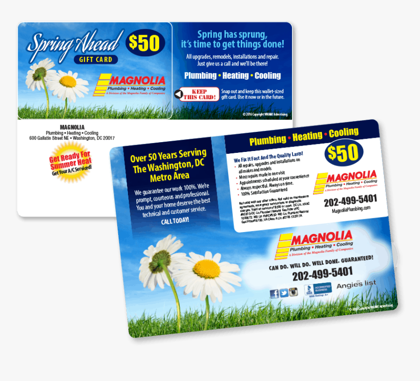 Contractor Snap Out Gift Card Mailer - Flyer, HD Png Download, Free Download