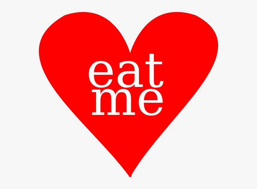 Eat Me Heart Svg Clip Arts - Heart, HD Png Download, Free Download