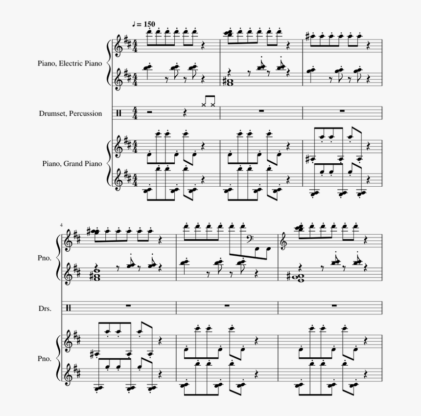 Chucky Piano Sheet Music, HD Png Download, Free Download