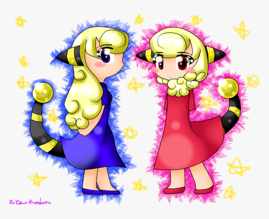 Mareep And Flaaffy - Cartoon, HD Png Download, Free Download