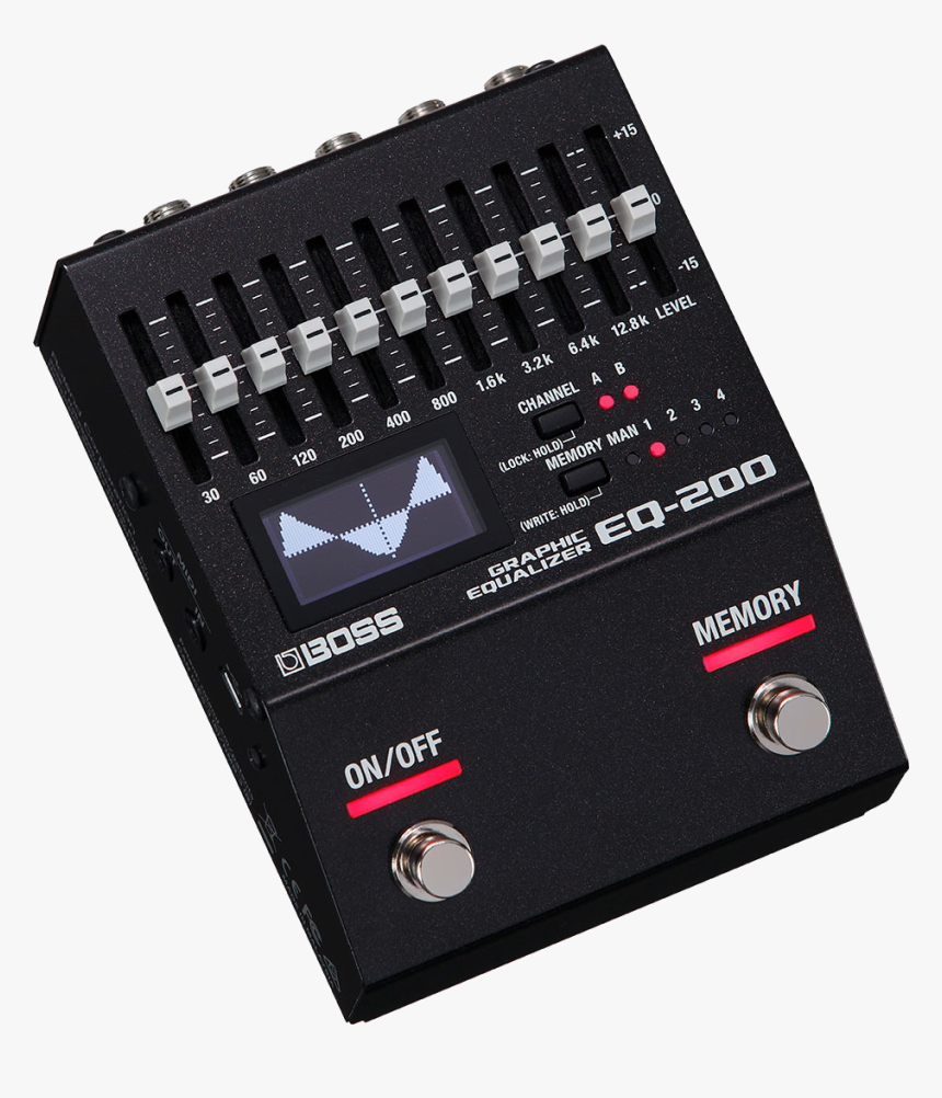 Boss Eq-200 Graphic Equalizer Guitar Effects Pedal - Boss Eq 200, HD Png Download, Free Download