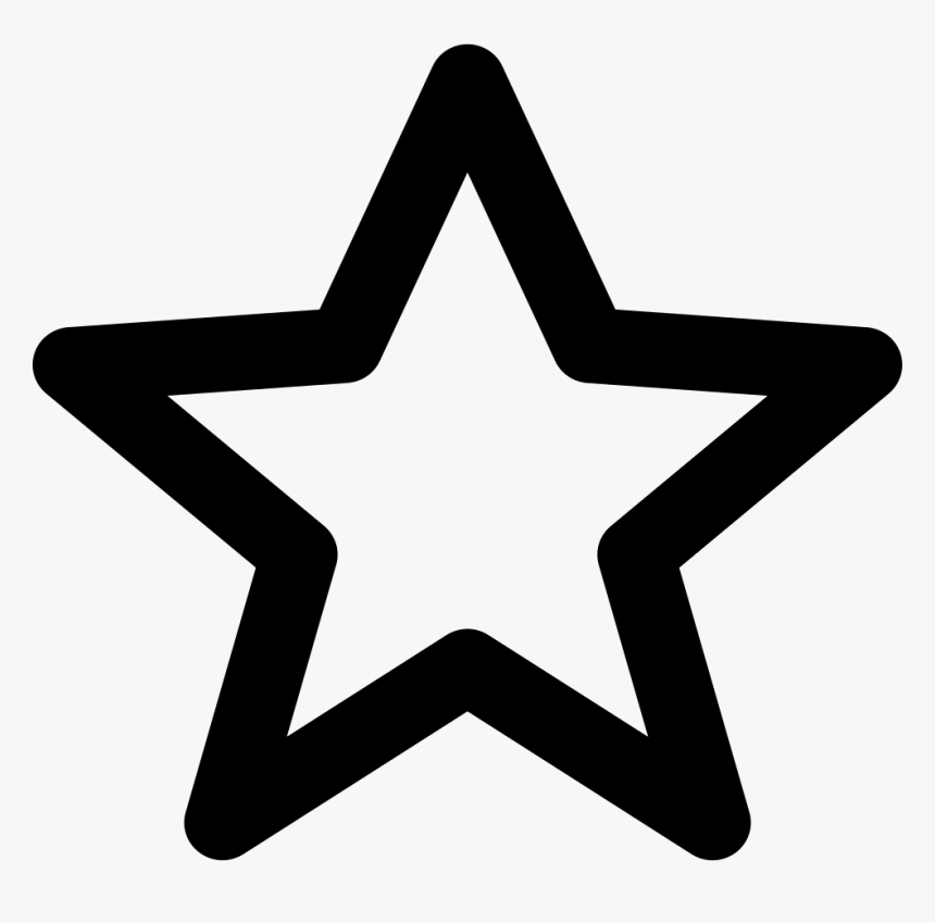 Star Line - Star Vector Icon Png, Transparent Png, Free Download