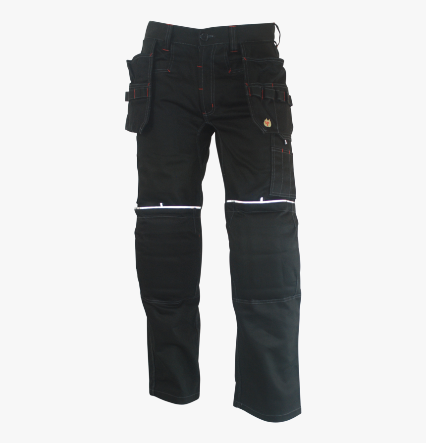 Pant Black Color Special Nuts And Bolts Pockets Fr - Black Color Pant, HD Png Download, Free Download