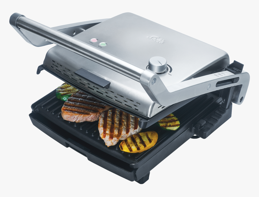 Solis Grill & More Contact Grill, Stainless Steel Incl - Kontaktgrill Mit Abnehmbaren Platten, HD Png Download, Free Download