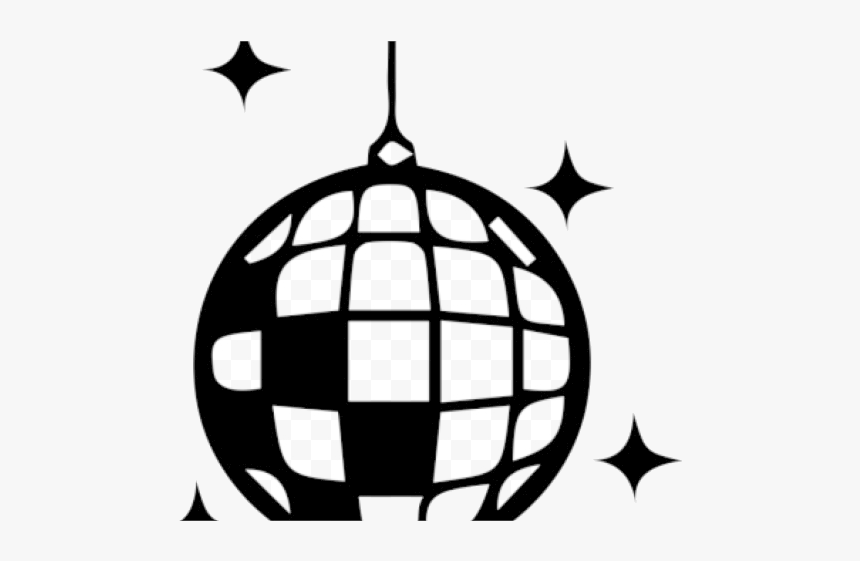 Disco Ball Clipart Black And White Transparent Png - Disco Ball Clipart Black And White, Png Download, Free Download
