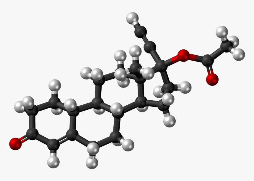 Norethisterone Acetate Molecule Ball - Testosterone Molecule 3d, HD Png Download, Free Download