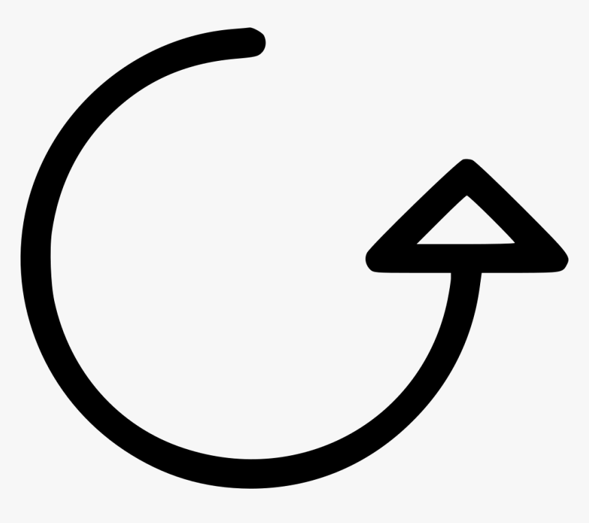 Arrow Circular Arrow Turn Rotation Rotate Comments - Arrow Turn, HD Png Download, Free Download