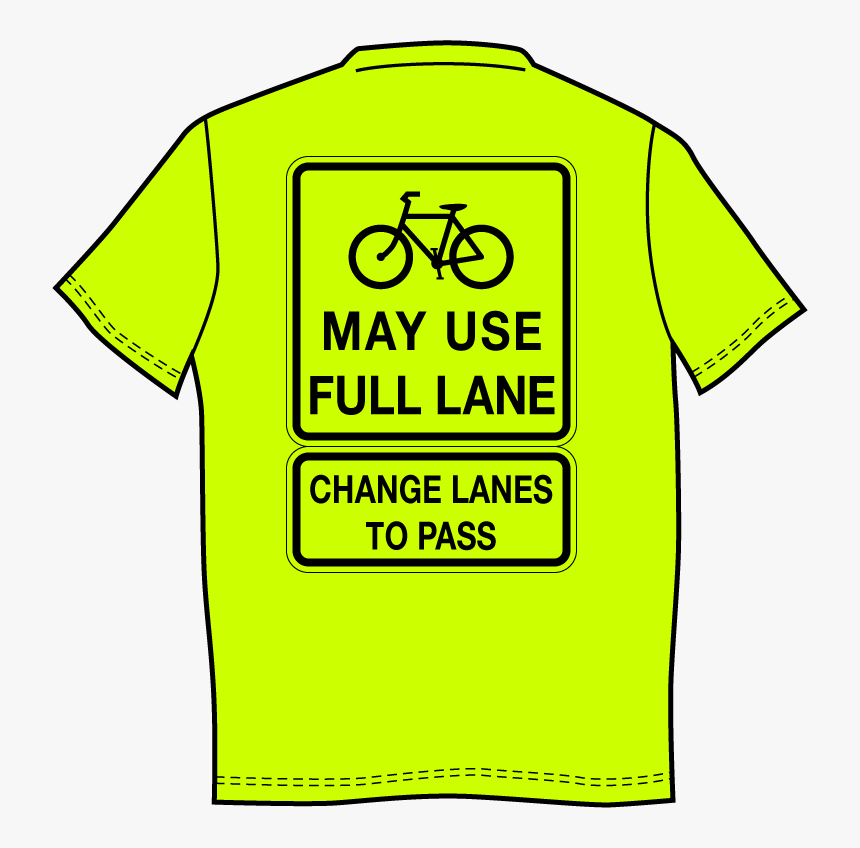 Bike May Use Full Lane Sign, HD Png Download, Free Download