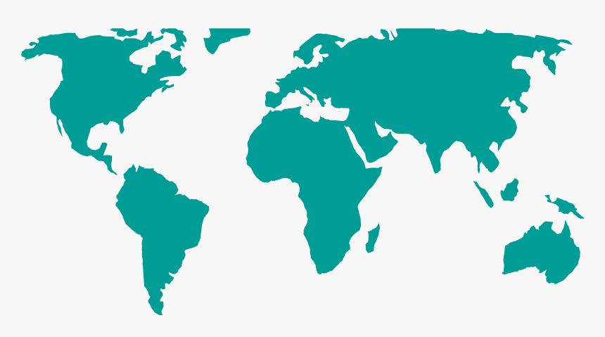 World, World Map, Map, Blue, Green Png Image With Transparent - World Map Icon Png Transparent, Png Download, Free Download