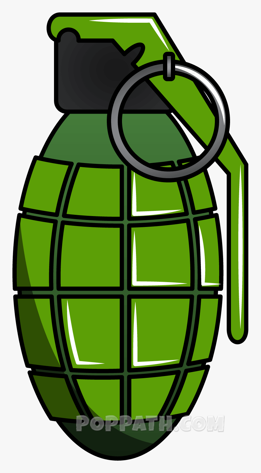 Transparent Cartoon Bomb Clipart - Tear Gas Grenade Invisible Background, HD Png Download, Free Download