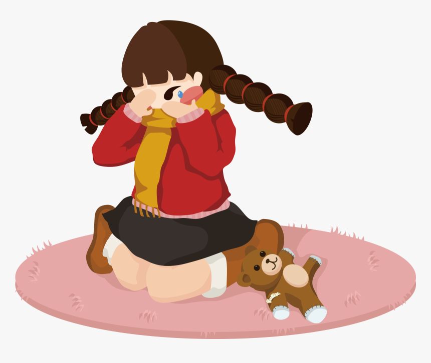 Girl Crying Png -years Doll Girl Sad Tears Png And - Sad Cartoon Doll, Transparent Png, Free Download