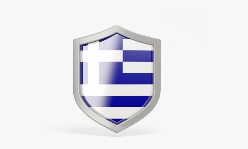 Download Flag Icon Of Greece At Png Format - Greek Flag With Shield, Transparent Png, Free Download