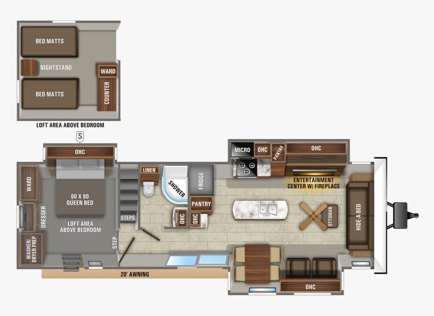 Jayco Jay Flight Bungalow 40loft, HD Png Download, Free Download