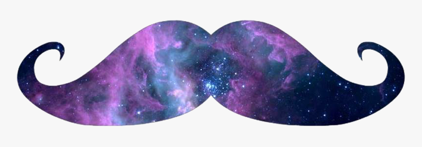 Mustache And Moustache Image - Galaxy Mustache Png, Transparent Png, Free Download