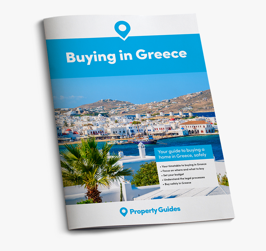 Download The Greece Buying Guide Today - Mykonos Palm Trees, HD Png Download, Free Download