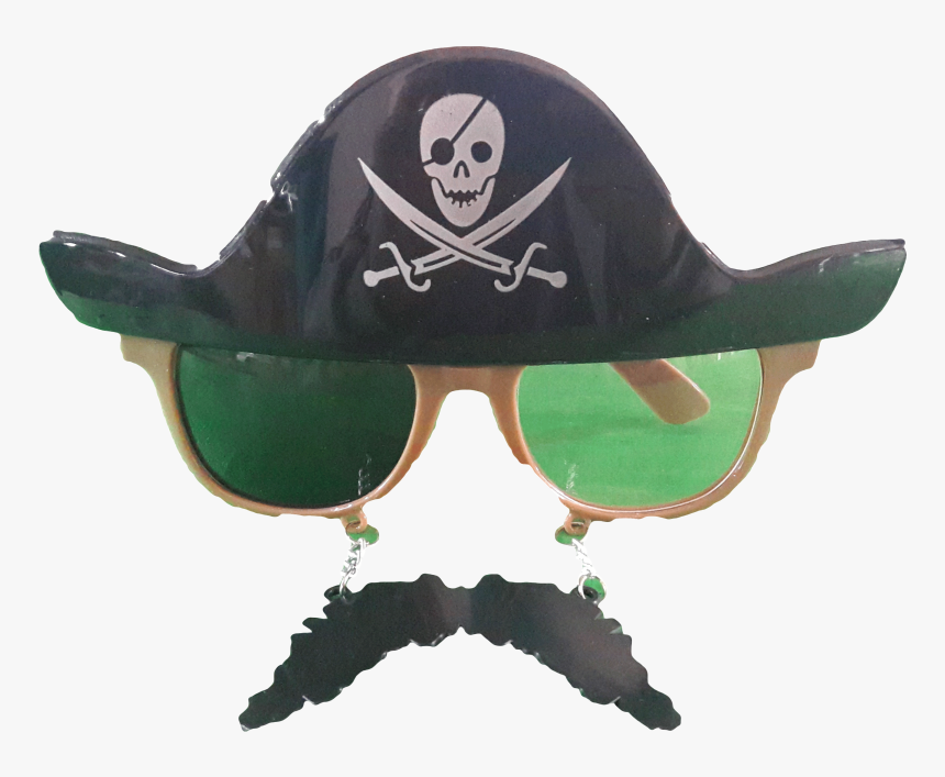 Anteojo Pirata C/ Mostacho - Skull, HD Png Download, Free Download