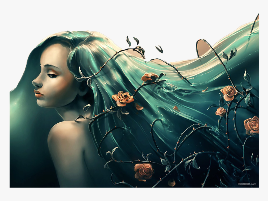 Seulgi Drawing Hair - Cyril Rolando Art, HD Png Download, Free Download