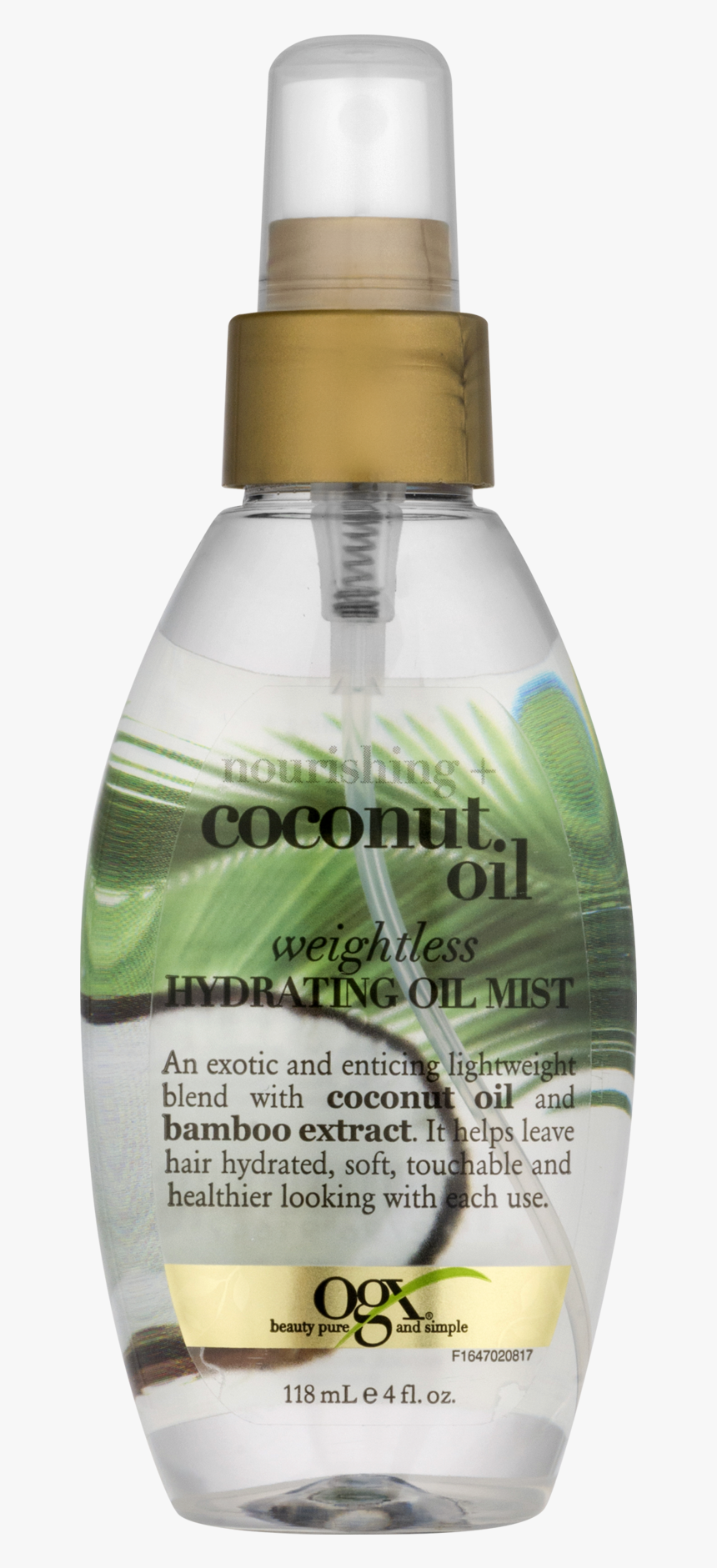 Ogx Coconut Oil Hydrating Mist, HD Png Download, Free Download