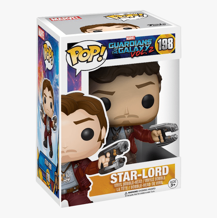 Transparent Star Lord Png - Star Lord 198 Funko Pop, Png Download, Free Download
