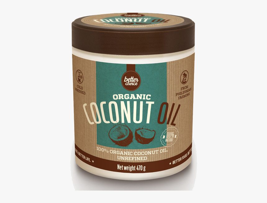 Organic Coconut Oil - Coconut Oil Better Choice, HD Png Download, Free Download