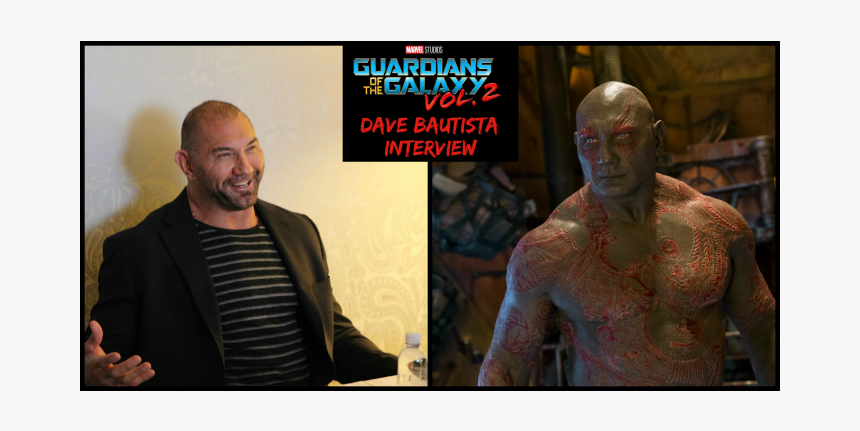 Dave Bautista Guardians Of The Galaxy Vol 2 Interview - Superhero, HD Png Download, Free Download