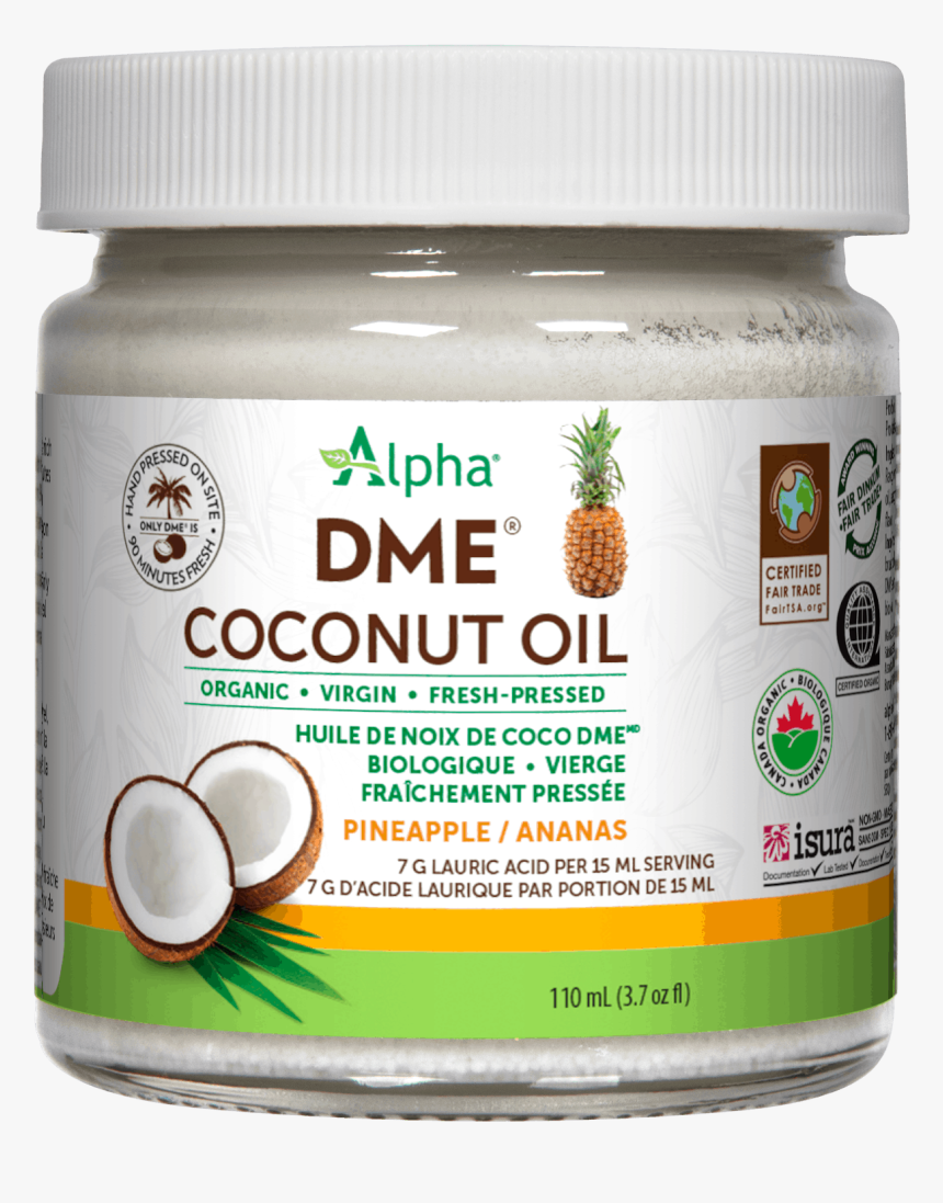 Alpha Supreme Dme Coconut Oil, HD Png Download, Free Download