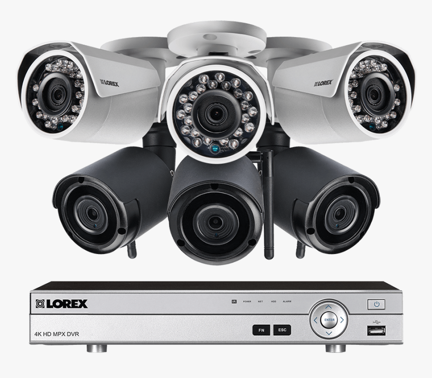 1080p Wireless Security Camera System From Lorex - Cctv Camera Dvr Png, Transparent Png, Free Download