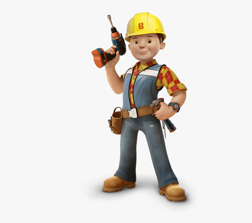 Clip Art Image Cgi Series Wikia - Bob The Builder Drilling, HD Png Download, Free Download