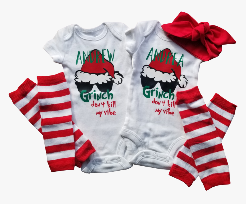 Boy Girl Twin Brother Sister Christmas Set , Png Download - Sock, Transparent Png, Free Download