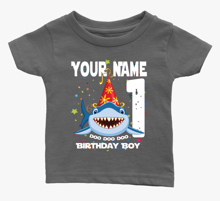 Vnsupertramp Baby Brother Sister Shark Doo Doo Doo - Baby Red Shark Birthday Shirt, HD Png Download, Free Download