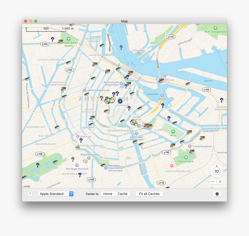 Anne Frank House Google Map, HD Png Download, Free Download