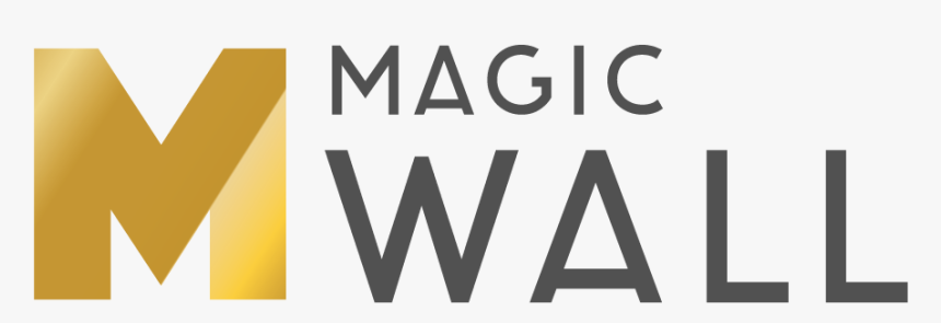 Logo Magic-wall Black - Graphic Design, HD Png Download, Free Download