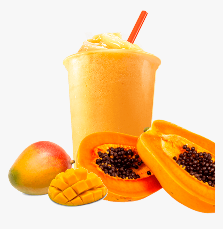Shake Papaya Mango - Fruta De La Papaya, HD Png Download, Free Download