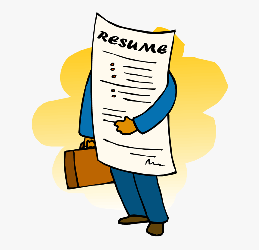 Résumé Working For You - Applying For A Job Clipart, HD Png Download, Free Download