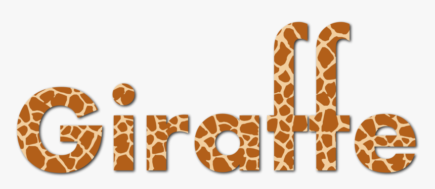 Giraffidae,text,giraffe - Giraffidae, HD Png Download, Free Download