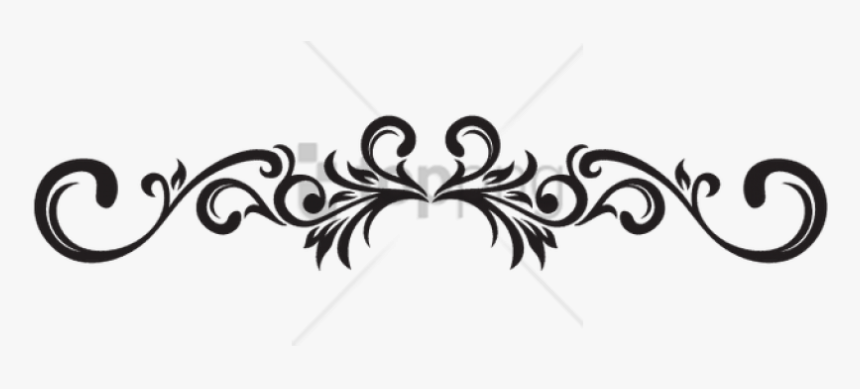 Fancy Line Transparent Background - Line Fancy Border Png, Png Download, Free Download