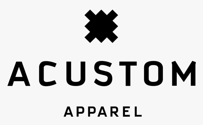 Acustomlogoblack - Acustom Apparel Logo, HD Png Download, Free Download