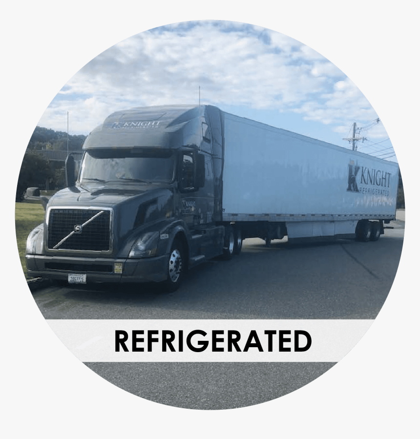 Refrigerated Thumbnail - Trailer Truck, HD Png Download, Free Download
