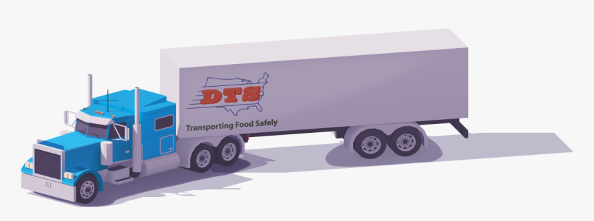 Low Poly Погрузчик , Png Download - Lowpoly Truck Trailer, Transparent Png, Free Download