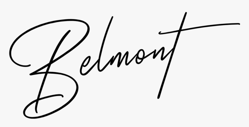 Belmont Signature - Calligraphy, HD Png Download, Free Download