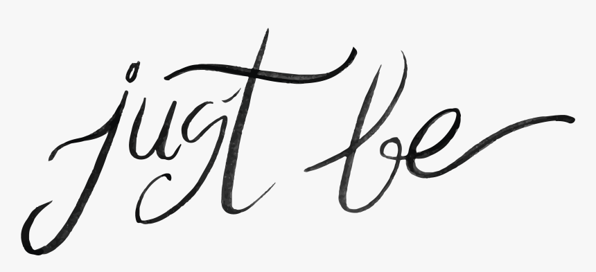 By Yenty Jap Fake Tattoo, Just Be - Calligraphy, HD Png Download, Free Download