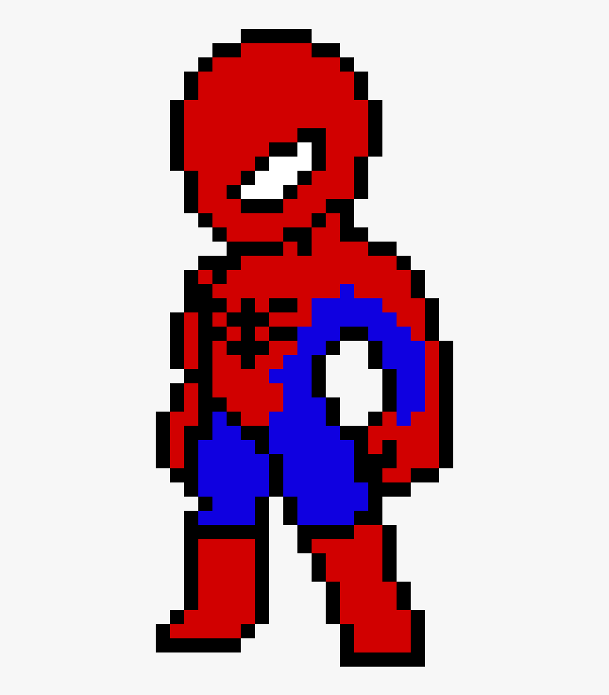 Spiderman Pixel , Png Download - Pixel Art Super Heros, Transparent Png