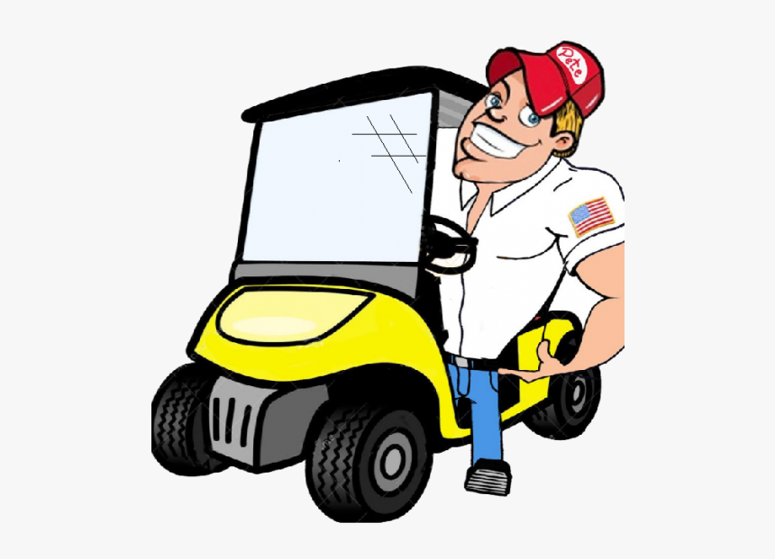 Golf Cart Graphics - Cartoon Image Of Golf Cart, HD Png Download, Free Download